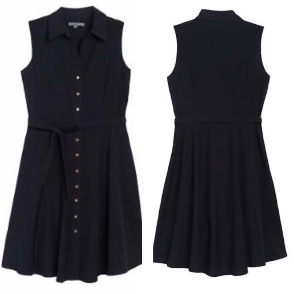 NEW with tags! Sharagano Belted Fit & Flare Dress